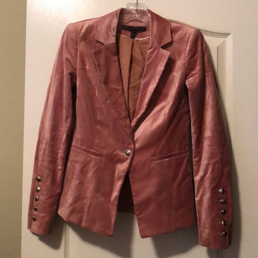 White House Black Market velvet blazer